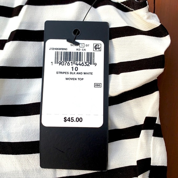 Dressy tank top, kids, stripes, size 10 - Picture 4 of 5